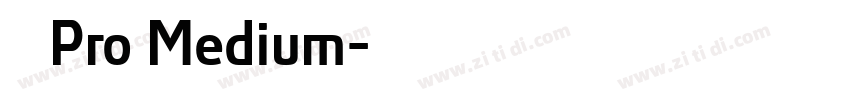 小米 Pro Medium字体转换